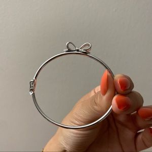 Kate Spade Silver Bow Bangle